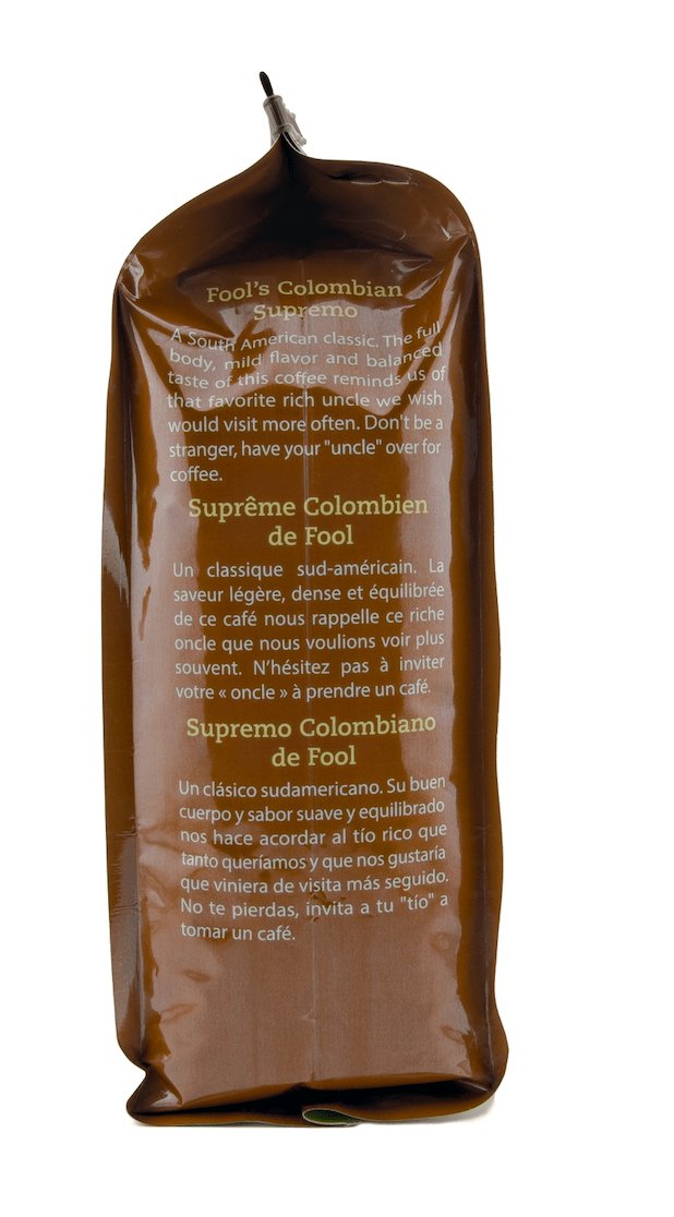 Coffee Fool's Colombian Supremo 2lbs - The Coffee Fool