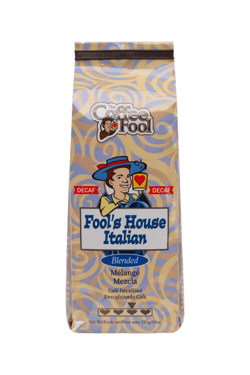 Coffee Fool's Decaf House Italian - The Coffee Fool