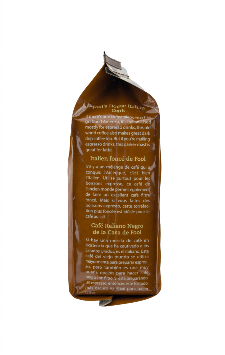 Coffee Fool's House Italian Dark 2lbs - The Coffee Fool