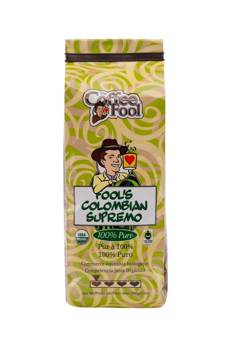 Coffee Fool's Organic Fair Trade Colombian Supremo - The Coffee Fool
