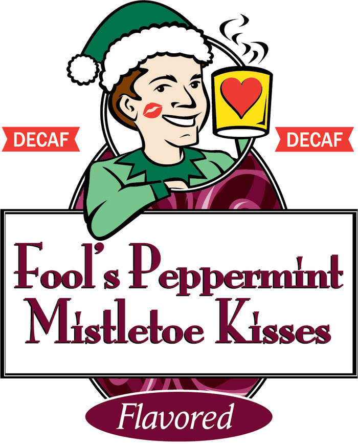 Fool's Decaf Peppermint Mistletoe Kisses - The Coffee Fool3411 - 0001