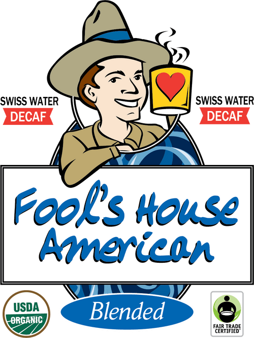 Fool's Decaf Swiss Water Organic Fair Trade House American - The Coffee Fool2013 - 0001