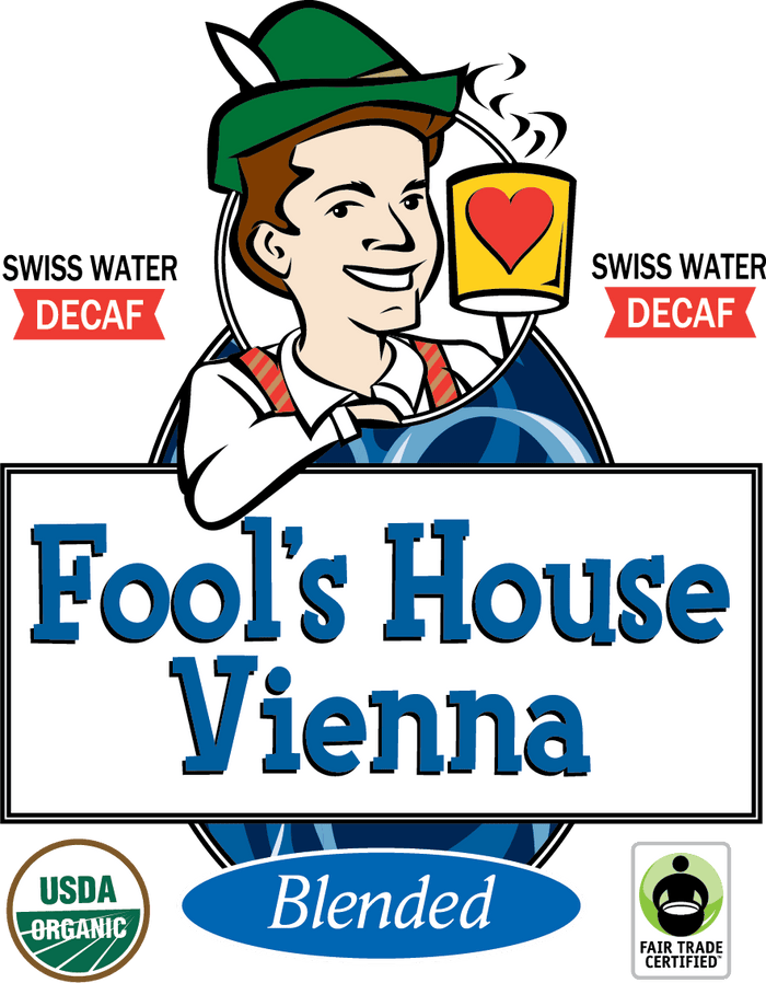 Fool's Decaf Swiss Water Organic Fair Trade House Vienna - The Coffee Fool2023 - 0001