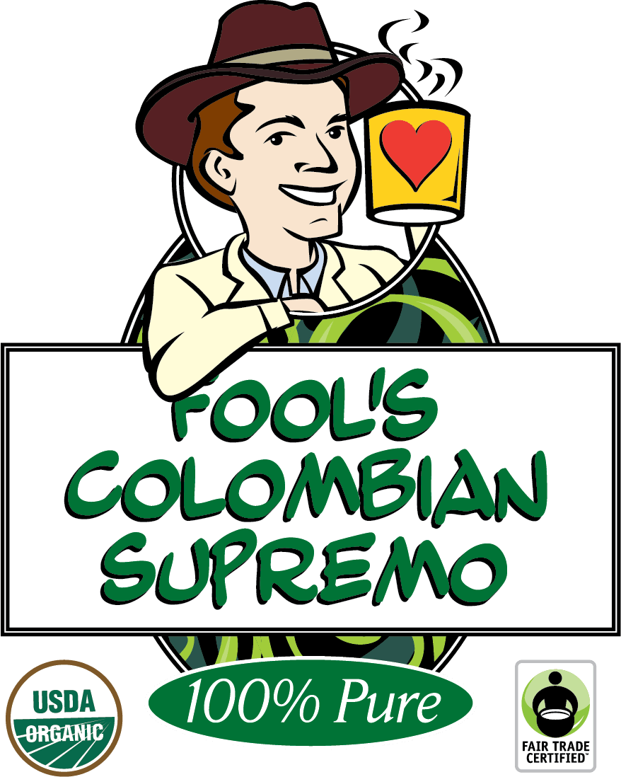 Fool's Organic Fair Trade Colombian Supremo - The Coffee Fool1042 - 0001