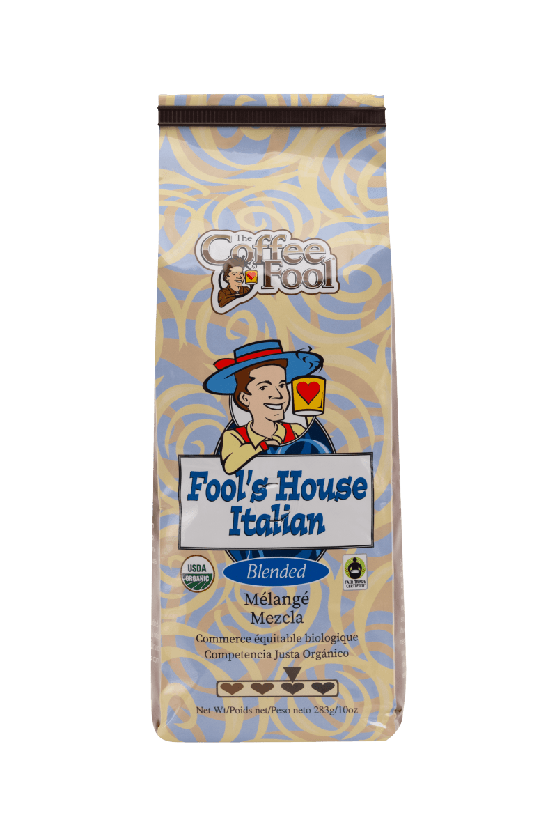 Fool's Organic Fair Trade House Italian - The Coffee Fool2032 - 0001
