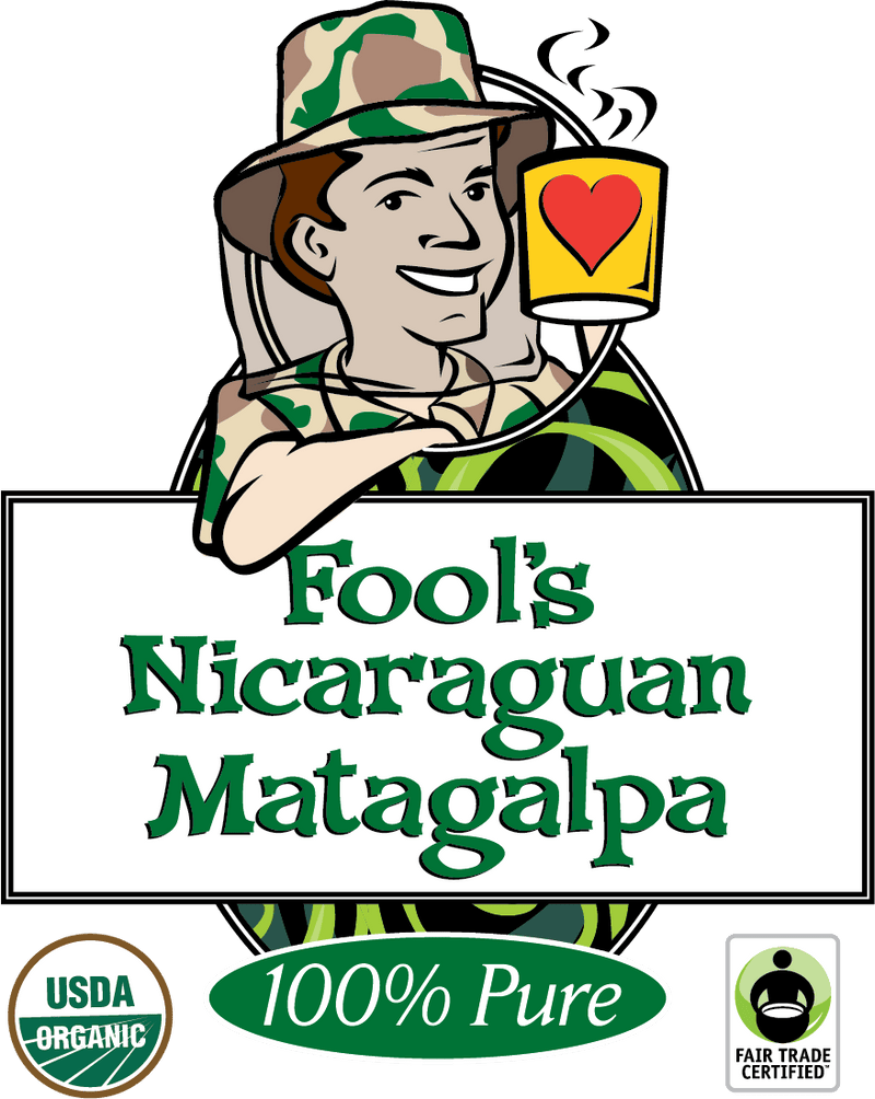 Fool's Organic Fair Trade Nicaraguan Matagalpa - The Coffee Fool1132 - 0001