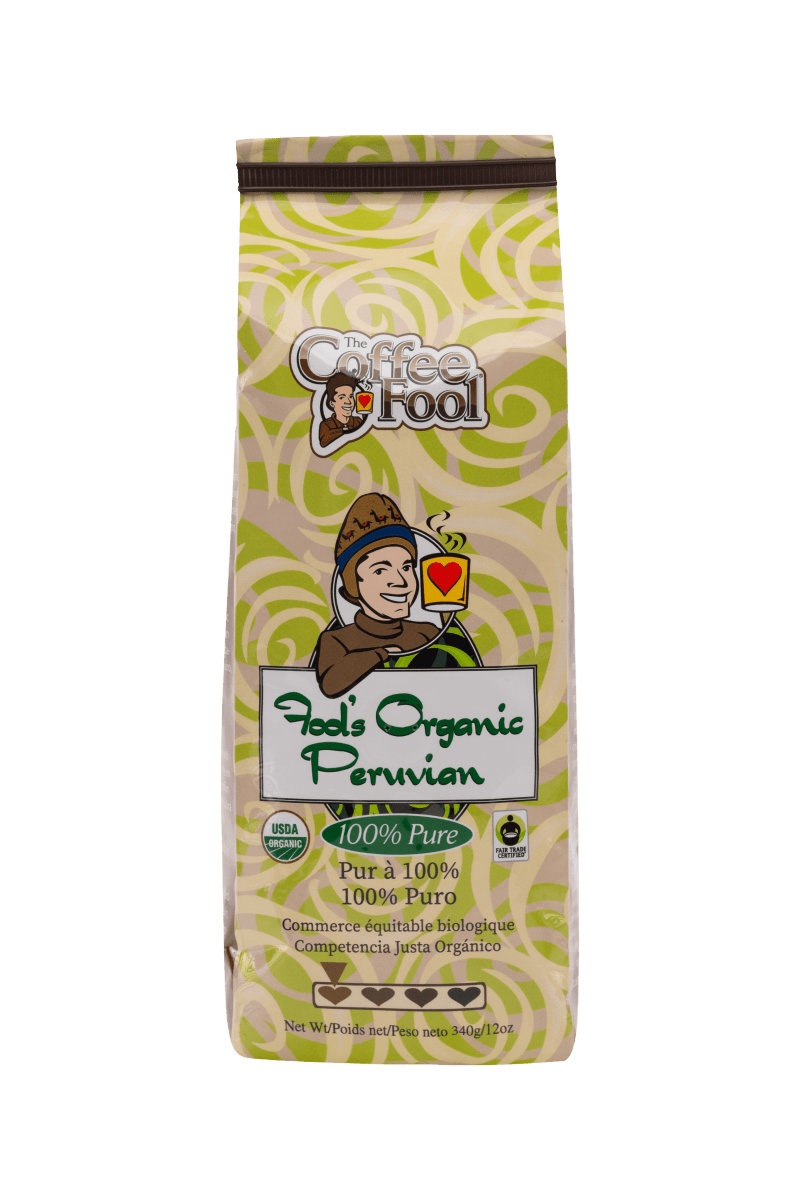 Fool's Organic Fair Trade Peruvian - The Coffee Fool1090 - 0001