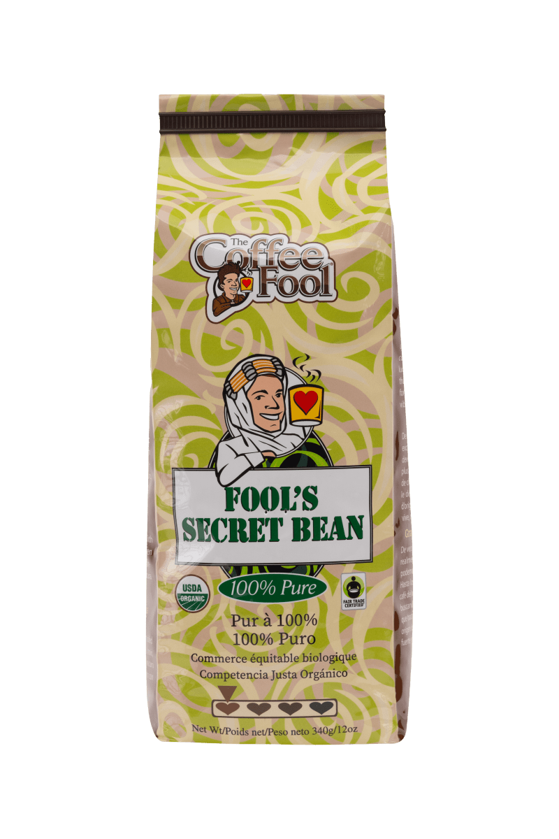 Fool's Organic Fair Trade Secret Bean - The Coffee Fool1202 - 0001